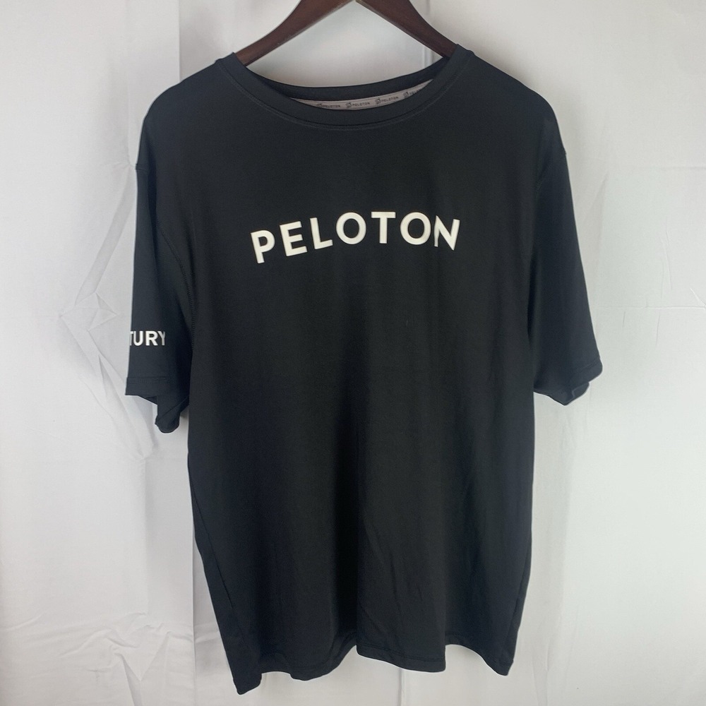 Peloton Men's Century Club Black‎ Short Sleeve T-Shirt XL